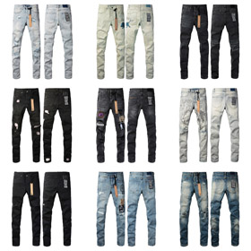 KSUBI new men's trousers ripped embroidered patch slim fit skinny jeans-4251