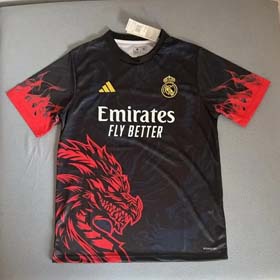 24/25 New Dragon Pattern Real Madrid Football Short Sleeve Training Sportswear（40 styles)-2037
